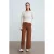 Hoge Taille Wijde Boucle Fake Suède Broek