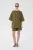 Blouse met korte mouwen Oversize fit olive