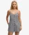 Gingham Cami Playsuit Blauw