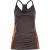 Performance Racerback Tanktop met contrasterende zijpanelen