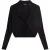Ted Baker Gabrlaa Rondgebreide Korte Shrug Zwart Vest