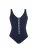 SUNFLAIR Badpak  donkerblauw / wit