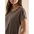 Cecil Dames Shirt met V-hals en kanten detail in Beige