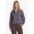FLURESK geruite blouse – bruin