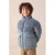Sissy-Boy corduroy gewatteerde jas blauw