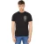 Duck and Cover Heren Stoneham Geborsteld Katoenen T-shirt (Zwart)