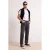 TRENDYOL MAN Heren Zwart Effen Normale taille Jeans