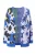 Angel of Style Gebreid vest  blauw / lila / zwart / wolwit