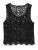 VERO MODA Gebreide top ‘VMELSA’  zwart