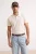 TRENDYOL MAN Heren Wit Effen Kort Regular fit Poloshirts