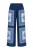 Studio Untold Broek  lichtblauw / donkerblauw