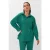 Studio AMAYA getailleerde gemêleerde blouse – groen
