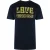 Love Moschino Marineblauwe T-shirt Met Cool Logo