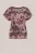 WE Fashion – Dames T-shirt met print – Regular fit – Lichtpaars – Katoen –