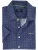 Overhemd New Zealand navy geprint normale fit zomer