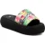 Rocket Dog Splash Bahama Textiel Damessandalen Zwart/Multi