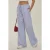 Elastische Taille Gestreepte Katoenen Loungebroek