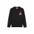 Croyez longsleeve met backprint zwart