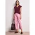 Street One Dames Shirt met hangende schouders en V-hals in Rood