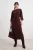 Trendyol Modest Dames Bruin Effen Maxi Lang A-lijn Modest Jurken