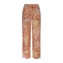 Elvira Collections straight high waist casual broek rood
