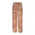 Elvira Collections straight high waist casual broek rood