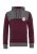 CIPO & BAXX Sweatshirt  grijs / bourgogne / wit