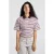 America Today gestreepte top – donkerrood