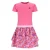 B.Nosy gebloemde midi jurk roze