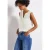 Street One Dames Blousetop met borstzakken in Wit