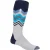 Heat Holders Dames lichtgewicht thermo skisokken – Gray Zig Zag