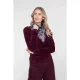 Geisha 64512-10 480 cross over hairy top burgundy