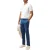 Tommy Hilfiger Heren-sportschoenen van ‘Pebble Grain Court’-leer (Uit Wit/Groen)