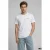JJ REBEL relaxed T-shirt met backprint wit