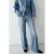 Mango wide leg jeans – medium blue denim