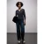 Street One Dames Shirt in effen kleur in Blauw