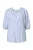 Ulla Popken Blouse  hemelsblauw / wit