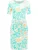 Ragwear Zomerjurk ‘Taggiana’  ecru / mintgroen / oranje