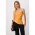 TRENDYOLMİLLA Dames Oranje Effen Mouwloos Getailleerd Blouses