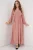 Geprinte V-hals Maxi-jurk
