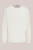 WE Fashion – Heren relaxed fit T-shirt van ribstof – Relaxed Fit – Wit – Katoen –