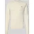 MCNEAL Slim fit gebreide pullover van pure wol met labelstitching