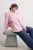 Trendyol Modest Dames Roze Effen Lang Regular fit Modest Overhemden