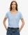 Superdry Vrouwen Ruimvallend Geborduurd T-shirt met V-hals Blauw