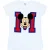 Li-cense Disney dames mickey mouse m gezicht katoenen t-shirt