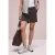 Street One Dames Mid Waist chino shorts in een casual pasvorm in Bruin