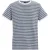 Regatta Heren Benlin Gestreept T-Shirt (Wit, Marine)