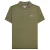Lambretta Heren SS25 Gingham Poloshirt (Kaki Groen)