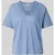Scotch & Soda relaxed fit T-shirt van linnenmix met V-hals