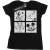 Li-cense Disney dames mickey, donald, goofy en pluto boxed katoenen t-shirt